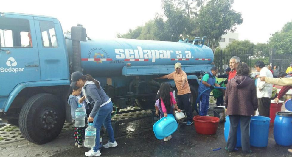 Corte de agua en Arequipa se prolongará hasta el jueves PERU EL