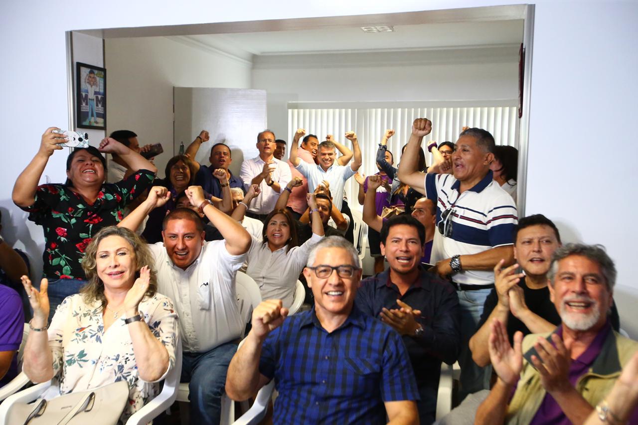Julio Guzmán, dirigente del Partido Morado, aseguró que tendrán como prioridad la lucha contra la corrupción. (Foto: GEC)