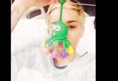 Miley Cyrus fue hospitalizada por una reacción alérgica 