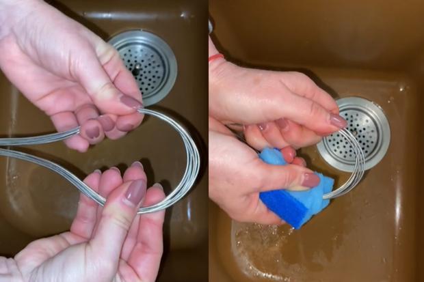 El truco para limpiar las varillas de cocina