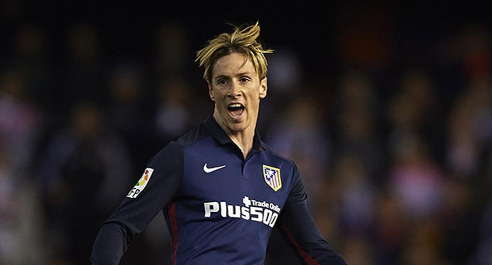 Fernando Torres abre la cuenta con el Atlético de Madrid ante el Barcelona por la Champions League. (Foto: Getty Images)