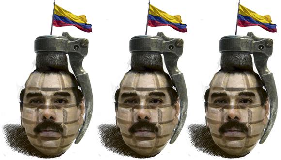"Si aumentan las tensiones entre Colombia y Venezuela, Maduro presentaría a su país, y a sí mismo, como presuntas víctimas de la “agresión” de Colombia y Estados Unidos". (Ilustración: Giovanni Tazza)