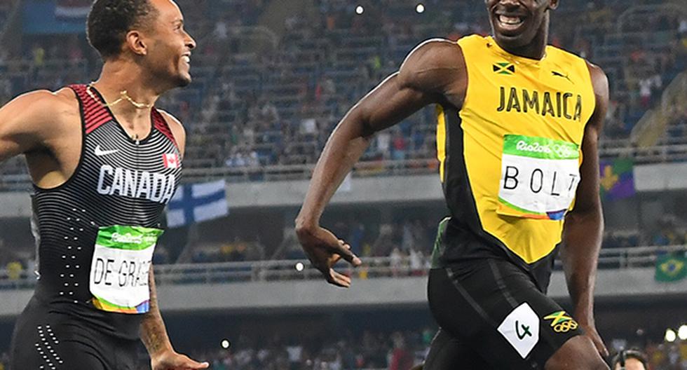 Usain Bolt obtuvo su boleto para la final de los 200 metros en Río 2016, pero esta vez le costó más de lo acostumbrado ante la disputa con Andre De Grasse de Canadá. (Foto: AFP)