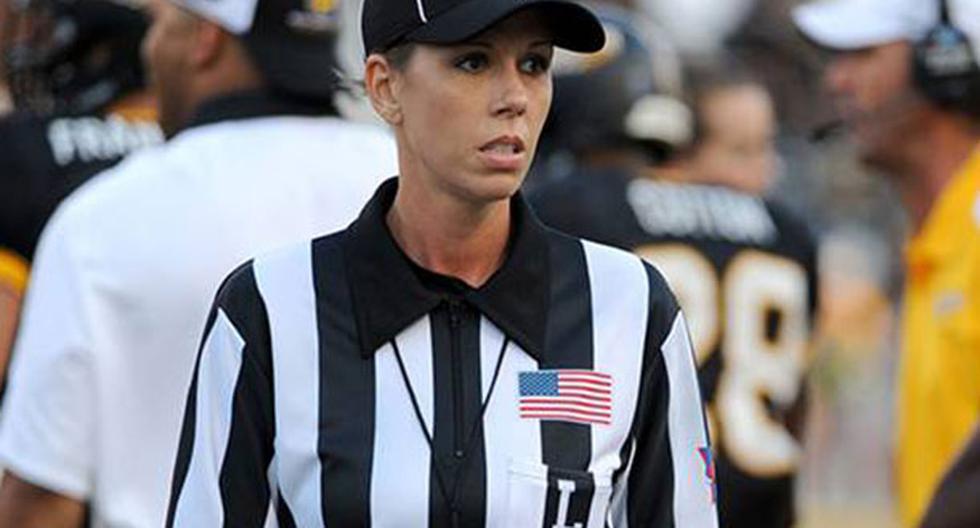 Sarah Thomas será la primera mujer árbitro en dirigir la temporada 2015 de la NFL. (Foto: Difusión)