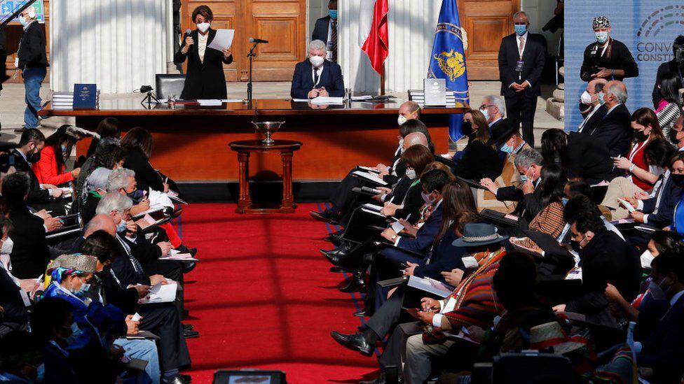 Those who participated in the previous Constitutional Convention will not be able to participate in the drafting of the new Constitution.  (GETTY IMAGES).