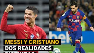Messi y Cristiano Ronaldo: dos presentes distintos