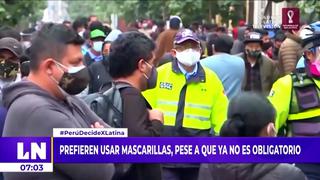 Ciudadanos prefieren seguir usando mascarillas pese a que ya no es obligatoria