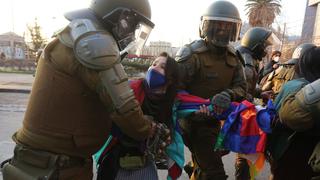 Chile: protesta en Santiago en favor de la causa mapuche termina con varios detenidos | FOTOS