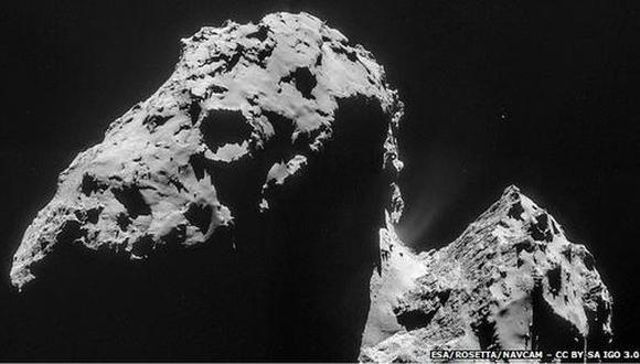 Identifican origen de enigmáticas marcas en el Cometa 67P