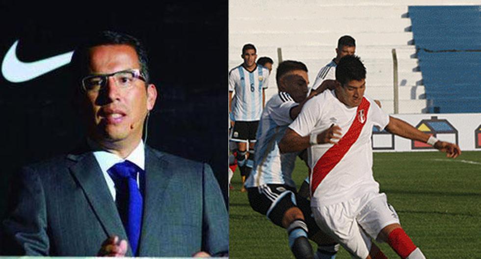 Daniel Peredo comentó sobre la primera derrota de la Sub-20 de Perú. (Foto: INTERNET/medios)