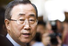 Ban Ki-moon viajará este domingo al Medio Oriente 
