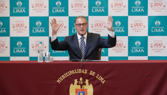 Jorge Muñoz se pronunció sobre su vacancia al cargo de alcalde de Lima | Foto: Andina / Renato Pajuelo