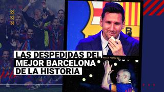 Lionel Messi: las despedidas más emotivas del mejor Barcelona de la historia