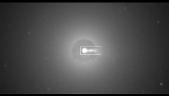 El choque de materia en un agujero negro visto por primera vez