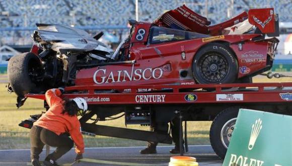 VIDEO: Tremendo accidente en las 24 Horas de Daytona