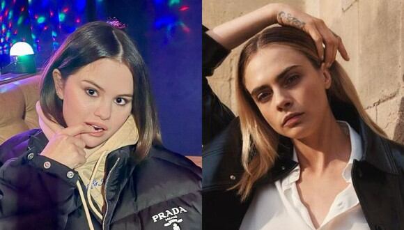 Selena Gomez y Cara Delevingne son pareja en la serie "Only Murders in the Building" (Foto: Selena Gomez / Cara Delevingne / Instagram)