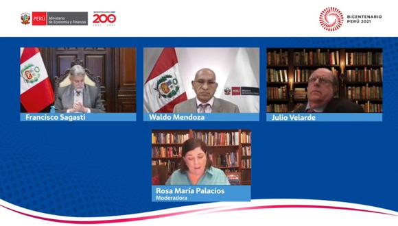Sigue EN VIVO AQUÍ el foro virtual "Economía peruana: la agenda pendiente tras el bicentenario". (Foto: Captura de video)