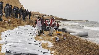 Mueren 74 migrantes que intentaban cruzar el mar Mediterráneo