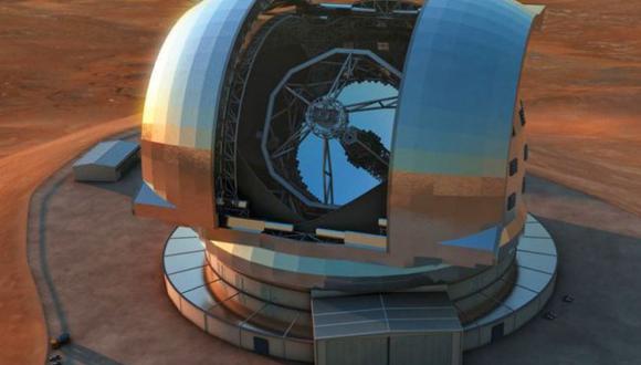Recreación del Extremely Large Telescope (ELT). (Foto: ELT)