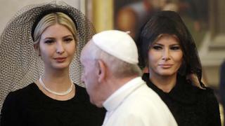 ¿Por qué Ivanka y Melania Trump vistieron de negro para visitar al Papa?