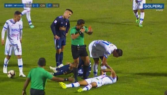 Sporting Cristal vs. Carlos Mannucci EN VIVO: Pacheco y la polémica acción por la que fue expulsado | VIDEO. (Video: Gol Perú / Foto: Captura de pantalla)
