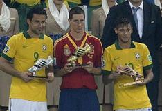 Copa Confederaciones: Fernando Torres, máximo goleador del torneo, recibe la Bota de Oro