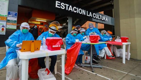 Esta semana se realizaron pruebas de descarte en la estación del Metro, en San Borja (Foto: Municipalidad de San Borja).
