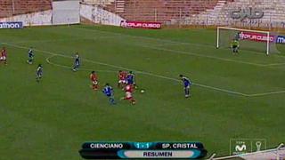 Sporting Cristal empató 1-1 contra Cienciano en Cusco