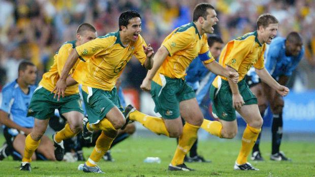 Australia had lost in the 2002 Korea-Japan playoff to Uruguay.  For the 2006 Germany playoffs he managed to get revenge.  (Photo: Agencies)