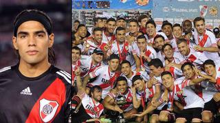 River Plate campeón: Radamel Falcao saludó a ex compañeros