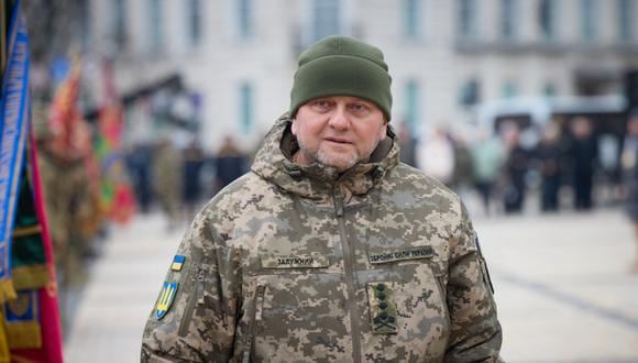 Comandante en Jefe de las Fuerzas Armadas de Ucrania, Valerii Zaluzhnyi. (Foto de Handout / SERVICIO DE PRENSA PRESIDENCIAL DE UCRANIA / AFP)