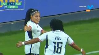 Gol de Colo Colo: Corina Clavijo anota el 1-0 sobre Alianza Lima en la Noche Blanquiazul Femenina | VIDEO