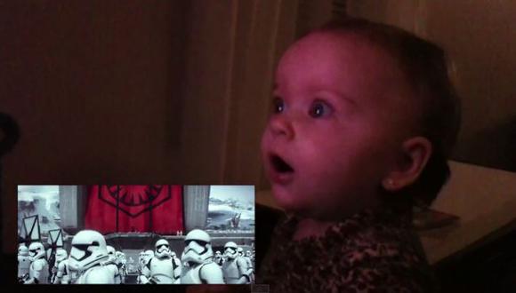 YouTube: reacciones de bebes al ver el tráiler de Star Wars
