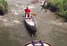 YouTube: Peces ‘atacan’ a hombre en su bote | VIDEO