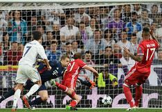 Cristiano Ronaldo anotó el empate 1-1 del Real Madrid ante Bayern Munich