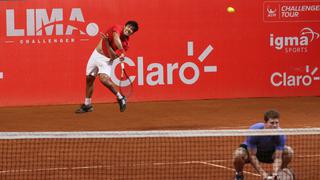 Sergio Galdos en semifinales del Lima Challenger de tenis