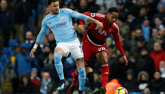 Manchester City juega su primer partido del 2018 esta tarde (3:00 pm. EN VIVO ONLINE por DirecTV) frente al Watford. André Carrillo es titular. (Foto: Reuters)