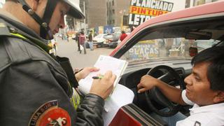 Conductores que no paguen multas serán incluidos en Infocorp