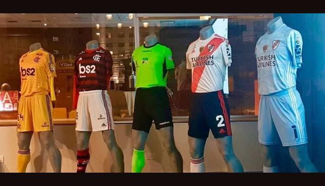 Uniformes definidos para la final de la Copa Libertadores 2019. (Foto: Conmebol)