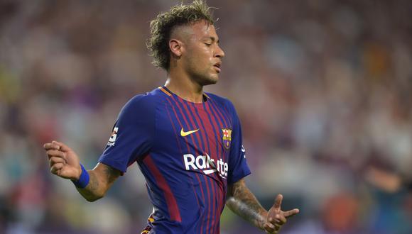 Cada día que pasa, la incertidumbre en Barcelona aumenta por no saber si Neymar se quedará o se terminará yendo al PSG.
 (Foto: AFP)