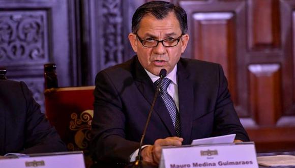 Mauro Medina, general en retiro de la Policía Nacional, juró al cargo el 2 de abril de este año. También fue viceministro de Orden Interno en el gobierno de Ollanta Humala. (Foto: PCM)