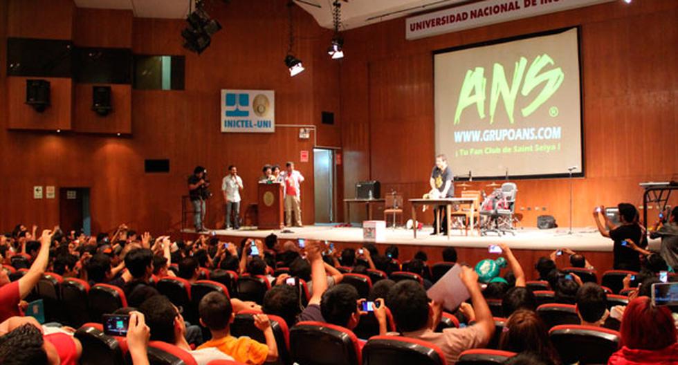 Los fanáticos de Saint Seiya abarrotaron el auditorio de INICTEL. (Foto: Peru.com)