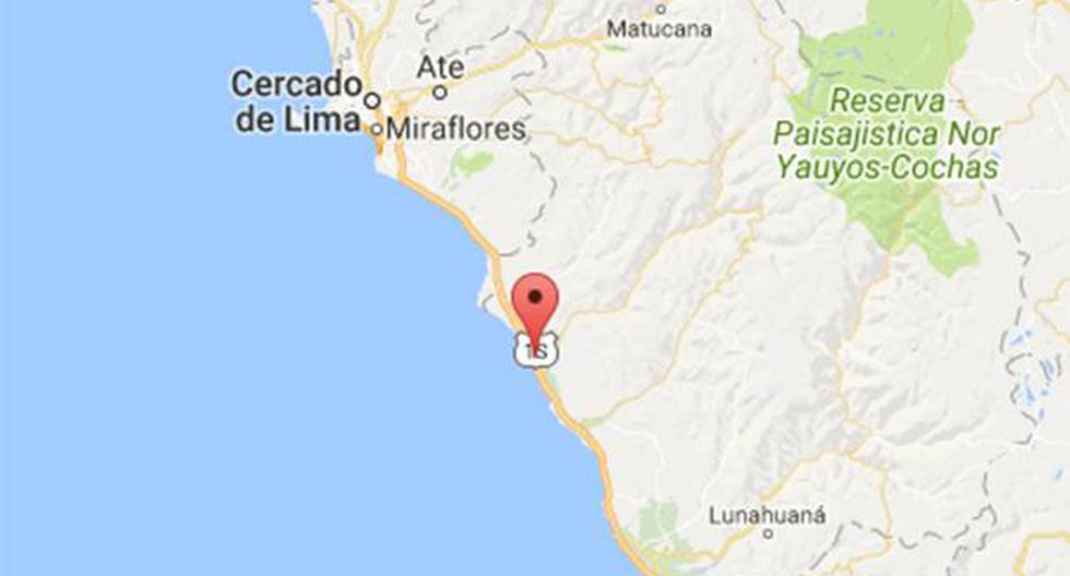 IGP. Sismo de 4,2 grados de magnitud sacudió Mala, en Lima Provincias. (Foto: IGP)