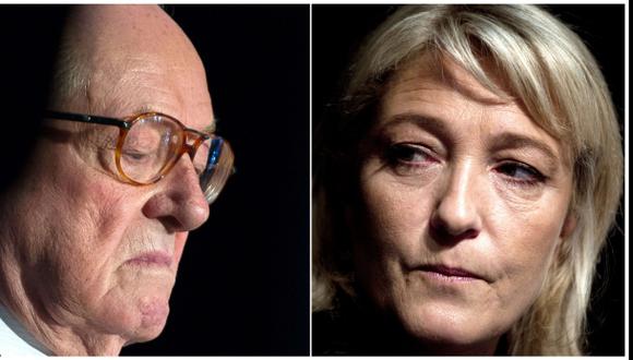 Jean Marie Le Pen ataca a su hija Marine y la acusa de traición