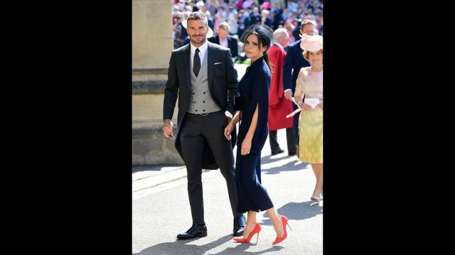 El ex futbolista David Beckham y su esposa. (Foto: AFP)