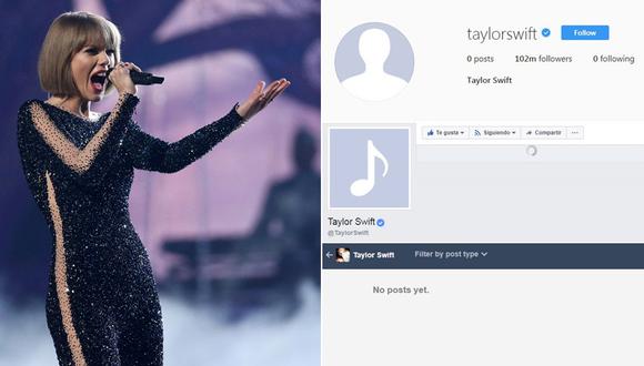 Taylor Swift ya no tiene publicaciones en Instagram ni Tumblr. ¿Qué está tramando? (Foto: Agencias/ captura de pantalla)