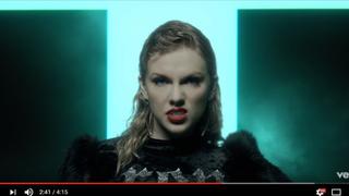 Taylor Swift se corona como "la reina de YouTube" por éxito de último videoclip