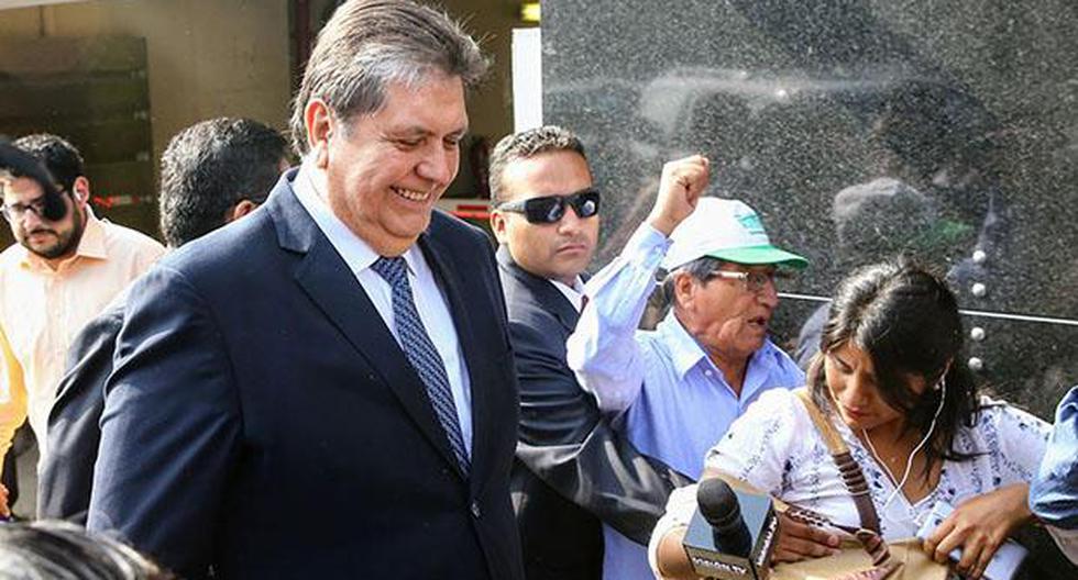 Alan García se allanó ante el pedido del fiscal José Domingo Pérez, quien solicitó impedimento de salida del país. (Foto: Agencia Andina)