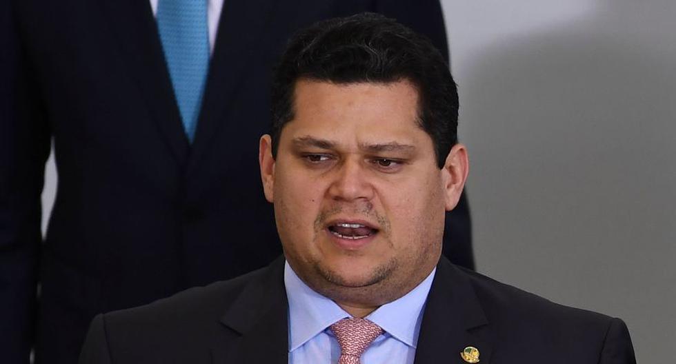 El presidente del Senado de Brasil, Davi Alcolumbre. (Foto: AFP).