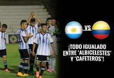 Sudamericano Sub 20: Argentina reparte puntos con Colombia 